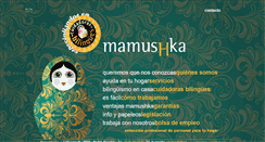 Desktop Screenshot of mamushkaseleccion.com