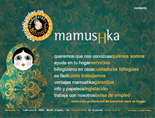 Tablet Screenshot of mamushkaseleccion.com